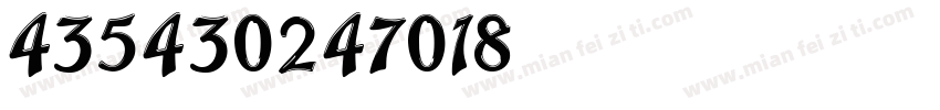 Expo Numerals字体转换